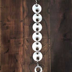 Silpada sterling and mother of pearl bracelet